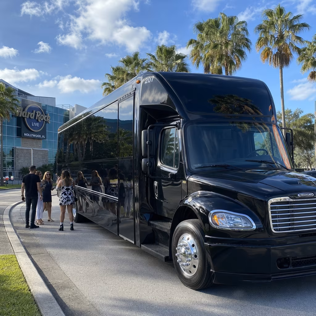 Rent a Bus to Hard Rock Live Hollywood