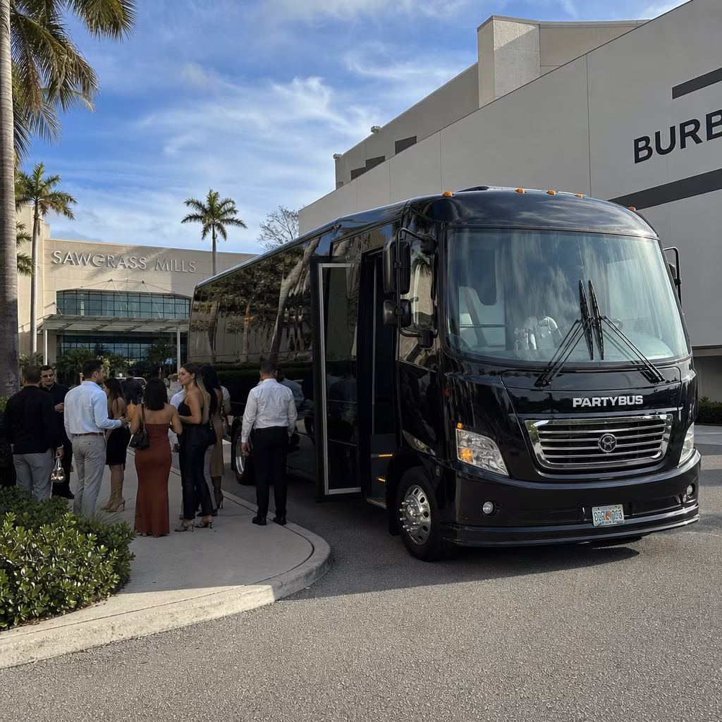Rent a Bus to Sawgrass Mills