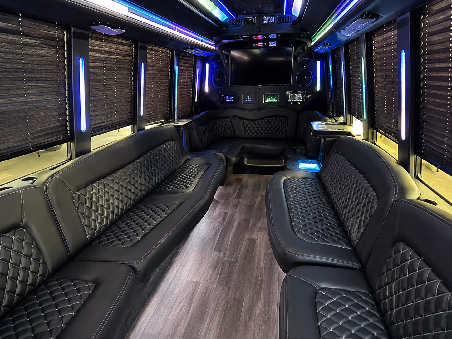 Coral Springs Bachelor & Bachelorette Transportation party bus exterior