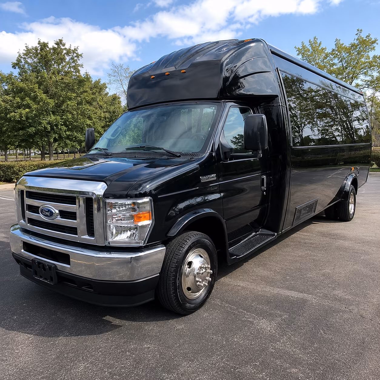 Coral Springs Birthday, Sweet 16, & Quinceañera Transportation party bus exterior