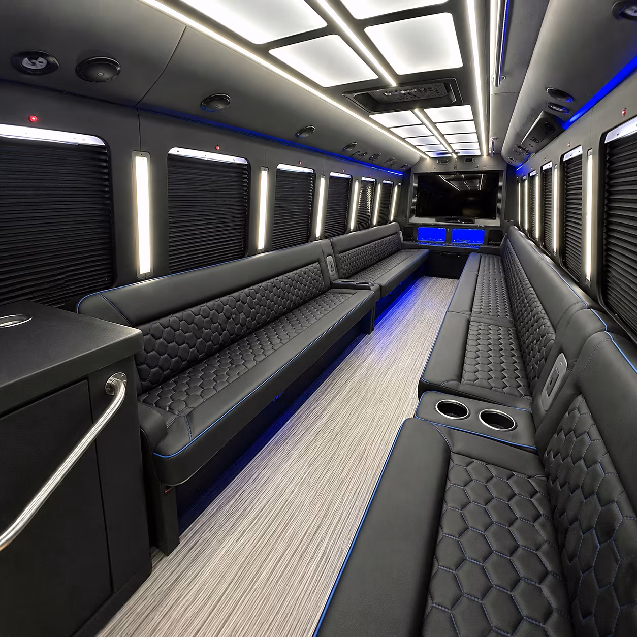 Coral Springs Birthday, Sweet 16, & Quinceañera Transportation onboard seating