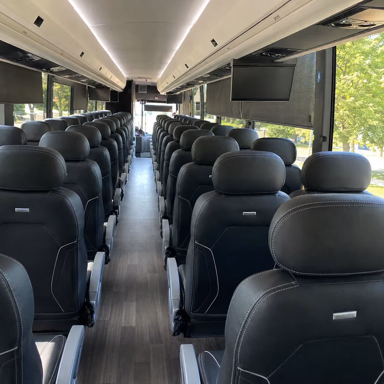 Coral Springs Corporate Transportation party bus exterior