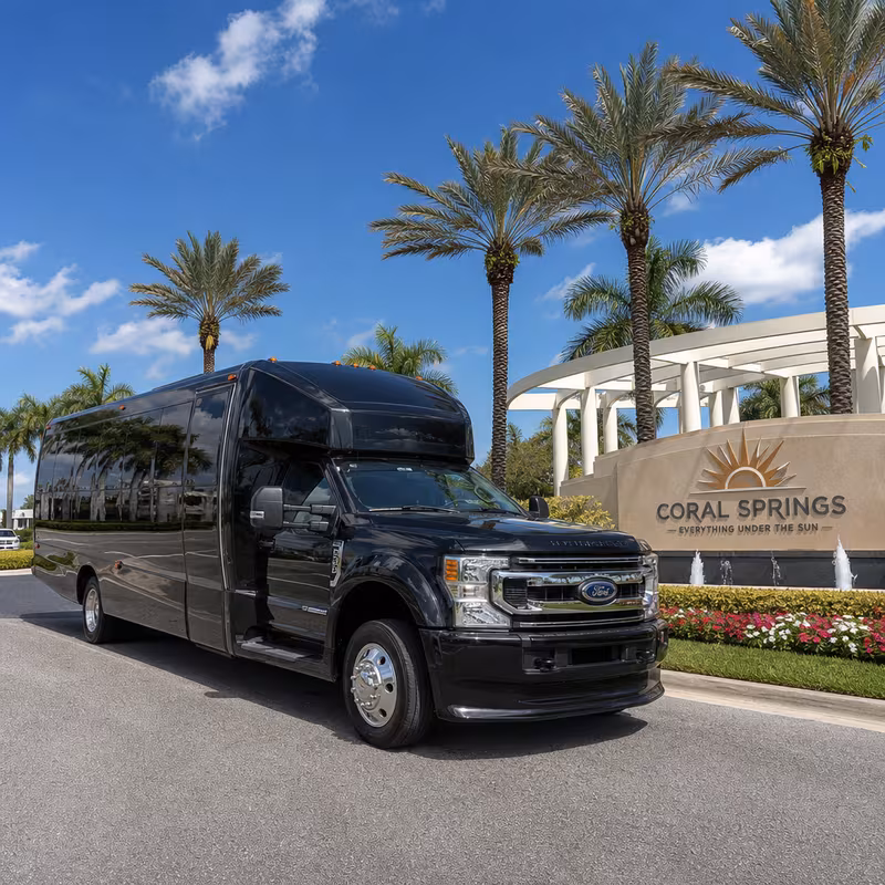 Coral Springs Party Bus Rental