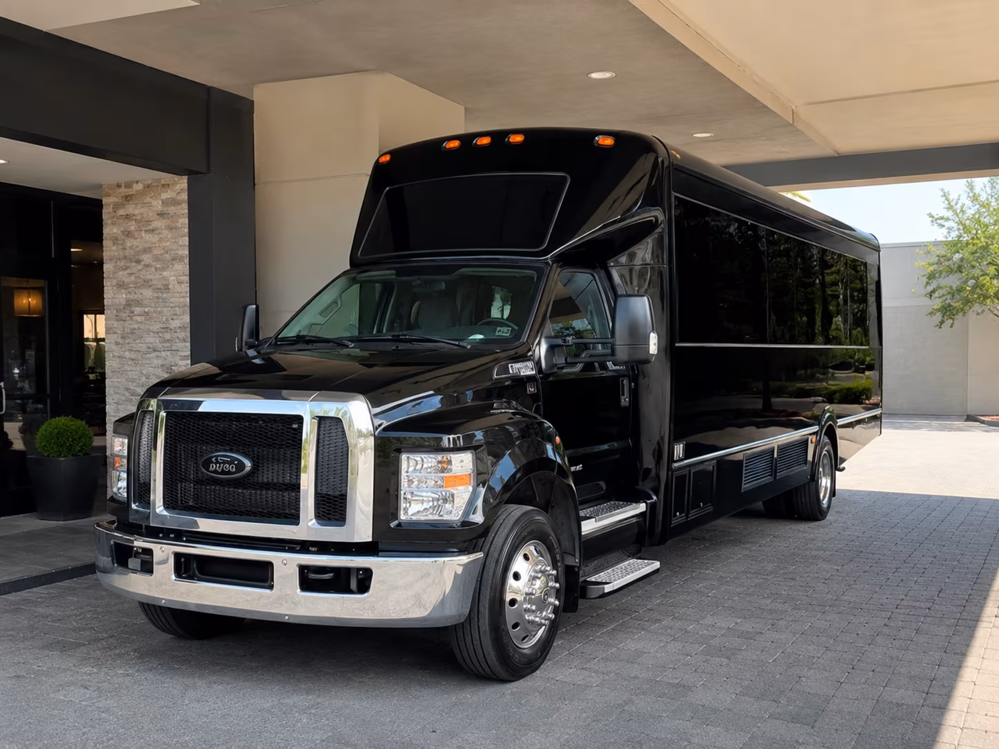 Coral Springs Prom & Homecoming Transportation party bus exterior