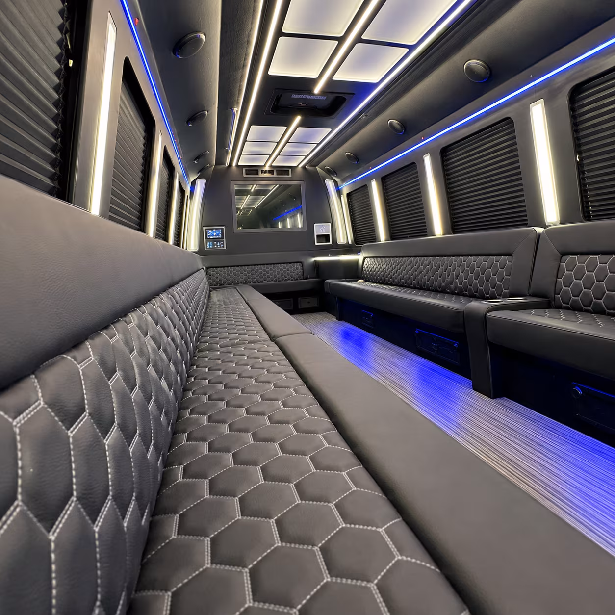 Coral Springs Prom & Homecoming Transportation party bus exterior