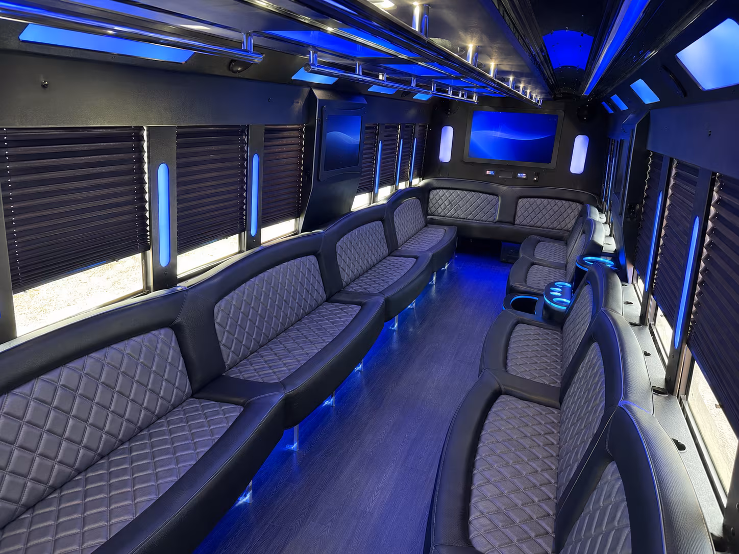 Coral Springs Prom & Homecoming Transportation party bus exterior