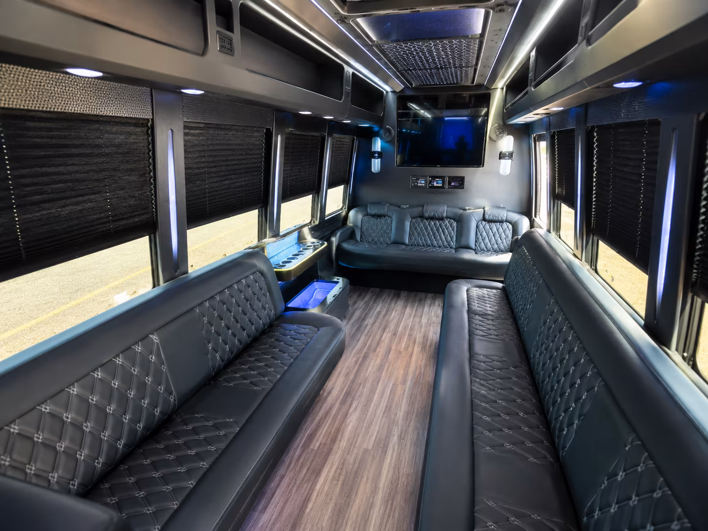 Coral Springs Prom & Homecoming Transportation party bus exterior