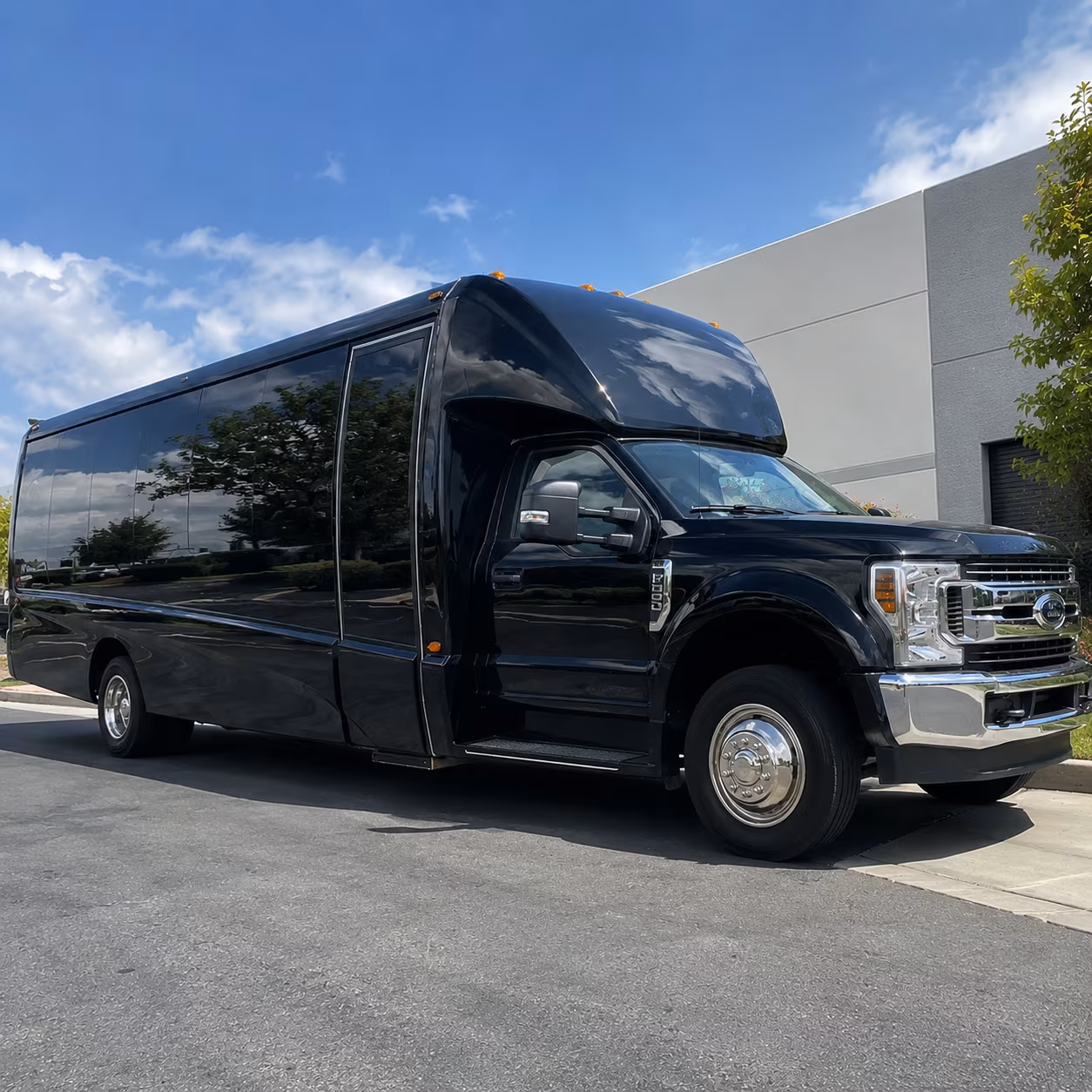 Coral Springs School Event Transportation party bus exterior