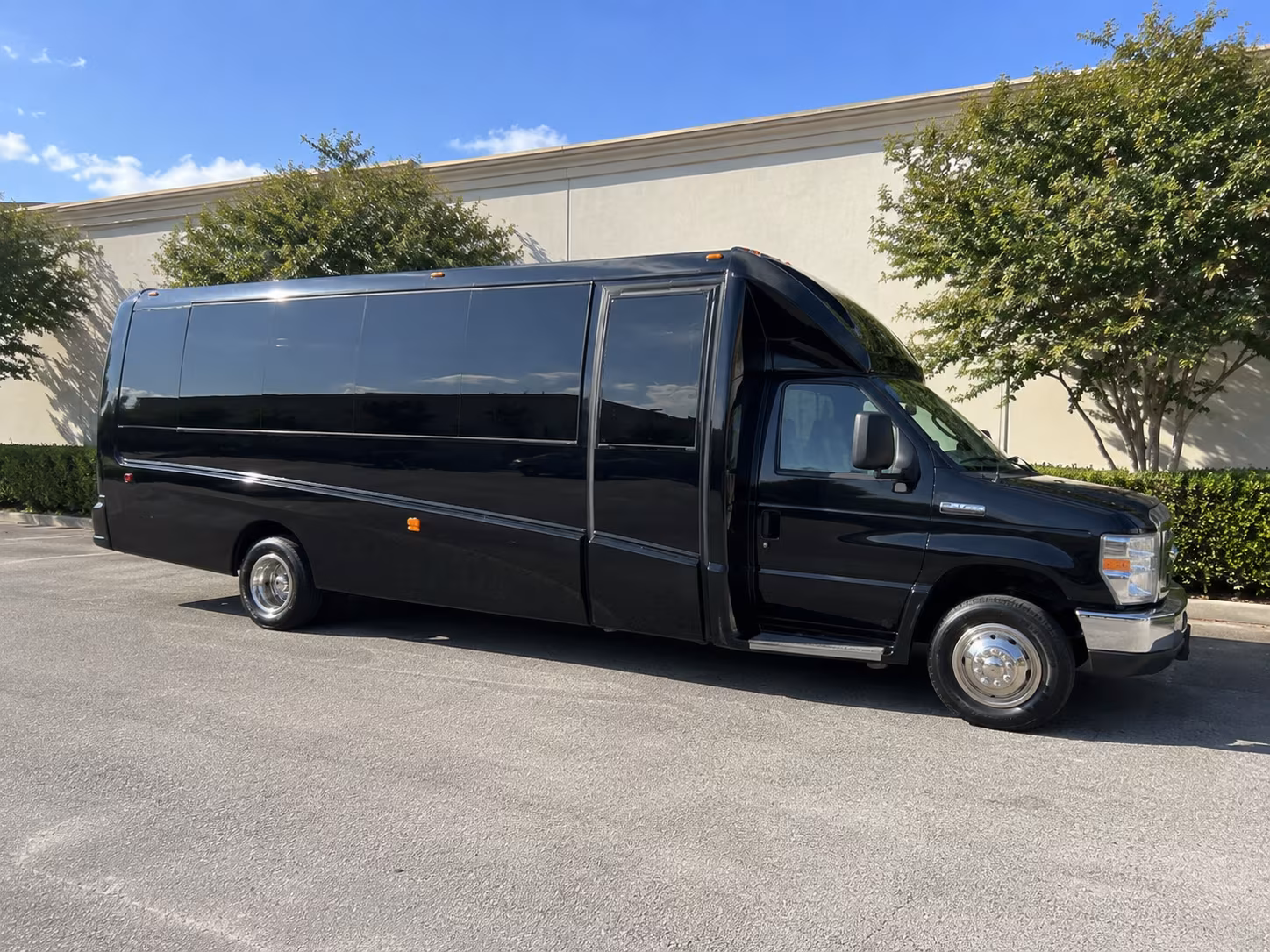 Coral Springs Sporting Event Transportation party bus exterior