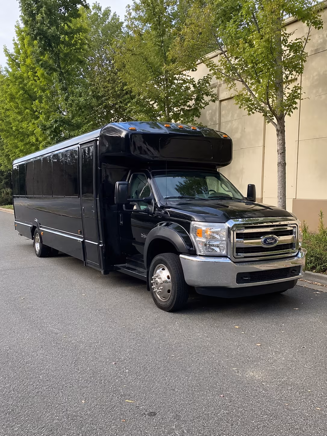 Coral Springs Sporting Event Transportation party bus exterior