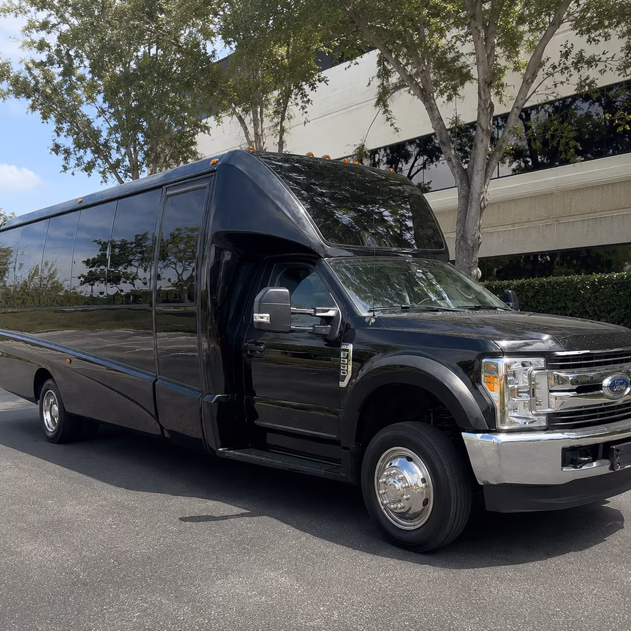 Coral Springs Wedding Transportation party bus exterior