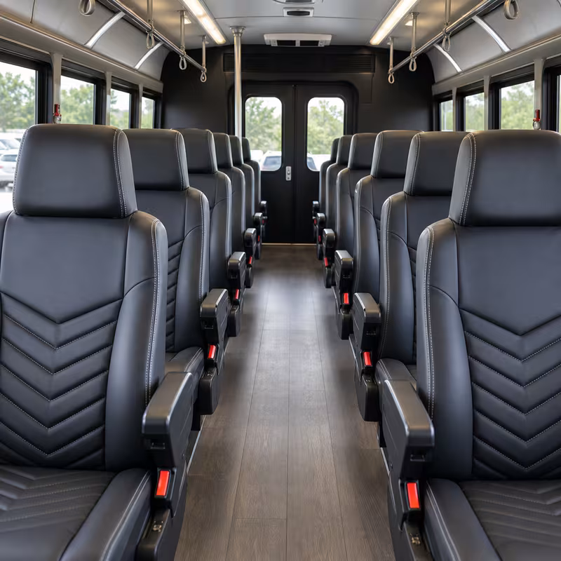 15-35 Passenger Minibus Interior