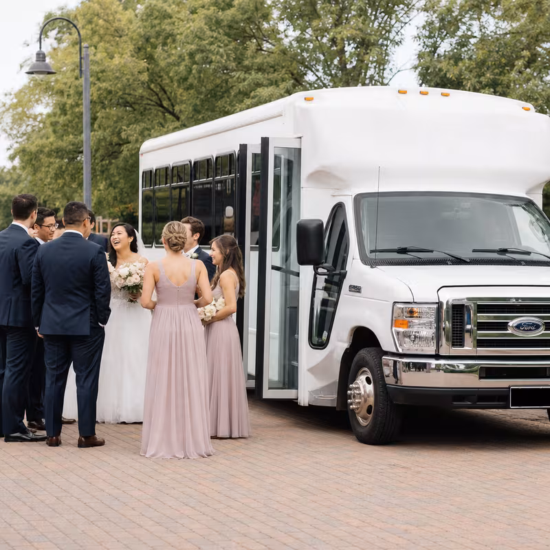 Coral Springs Wedding Transportation fleet vehicle
